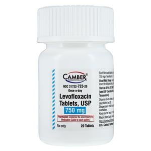 Levofloxacin Tablets 750mg Bottle 20/Bottle Each