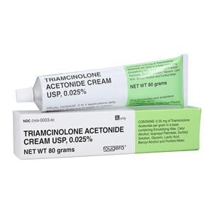 Triamcinolone Acetonide Topical Cream 0.025% Tube 80gm Each