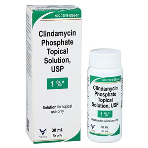 Clindamycin Phosphate Topical Solution 1% Bottle 30mL Each