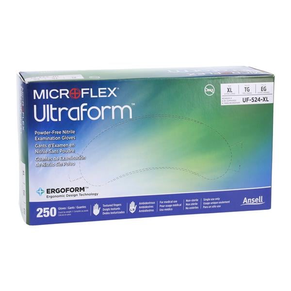 Ultraform Nitrile Exam Gloves Small / Medium Cobalt Blue Non-Sterile