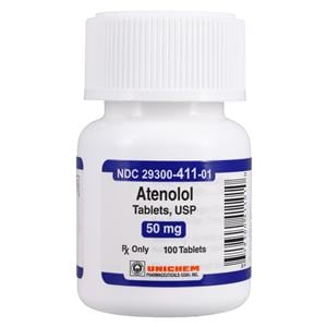 Atenolol 50mg 100/Bt