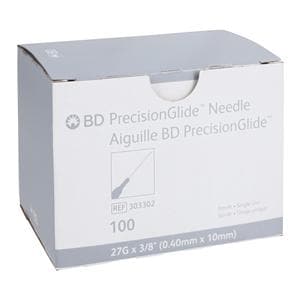 BD Needle Needle 27gx3/8" Conventional 100/Bx