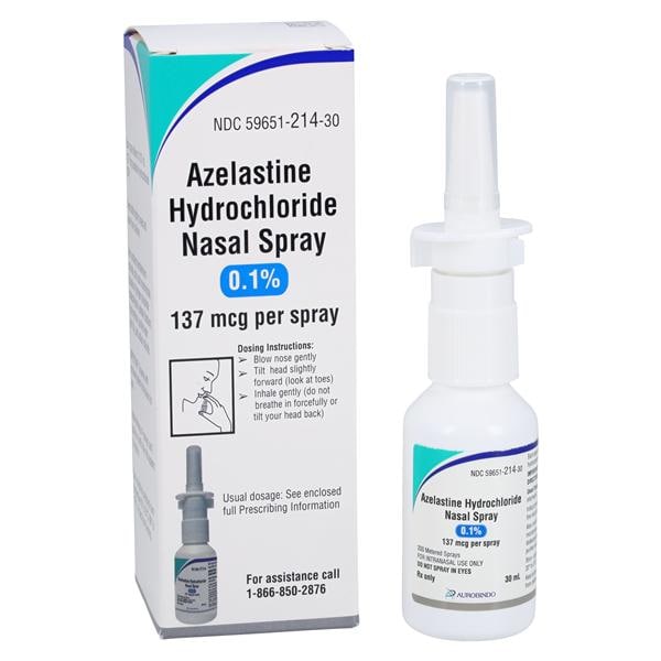 Azelastine HCl Nasal Spray 0.1% Bottle 30mL/Bt