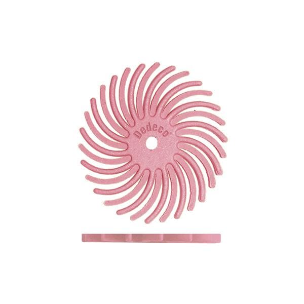 Sunburst Finishing & Polishing Abrasive Radial Pink 12/Pk