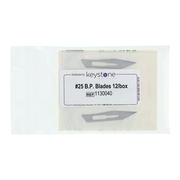 Bard-Parker Stainless Steel Non-Sterile Surgical Blade #25 12/Pk