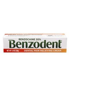 Benzodent Cream 1oz Ea