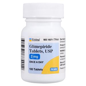 Glimepiride Tablets 2mg Bottle 100/Bt