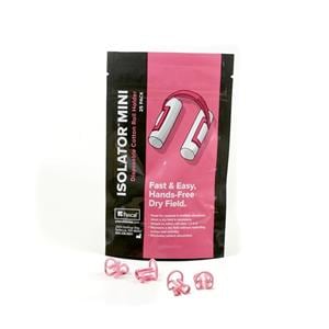 Isolator Cotton Roll Holder Pink 25/Bg