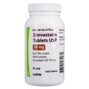 Simvastatin 20mg 1000/Bt