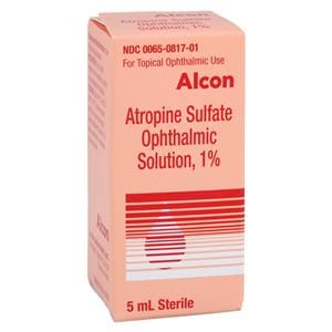 Atropine Sulfate Ophthalmic Solution Bottle 5mL Each