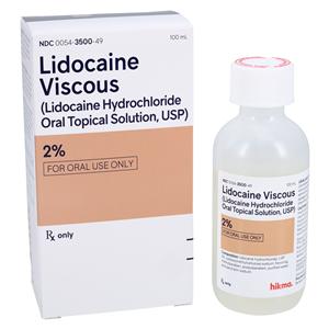 Lidocaine Viscous Oral Solution 2% Bottle 100mL Each