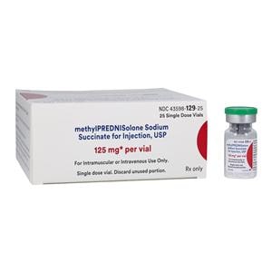 Methylprednisolone Sodium Succinate Injection 125mg SDV 2mL 25/Bx