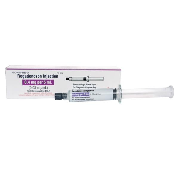 Regadenoson Injection 0.4mg Prefilled Syringe 5mL Ea