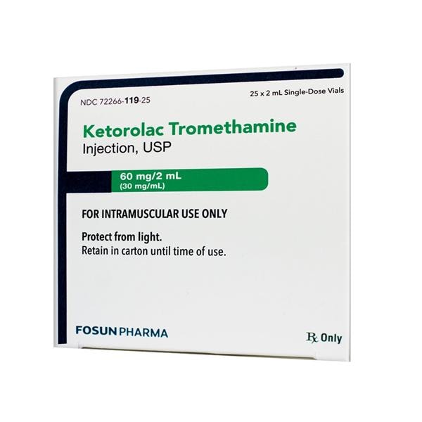 Ketorolac Injection 30mg/mL SDV 2mL 25/Package