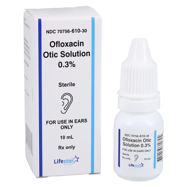 Ofloxacin Otic Solution 0.3% Bottle 10mL Each