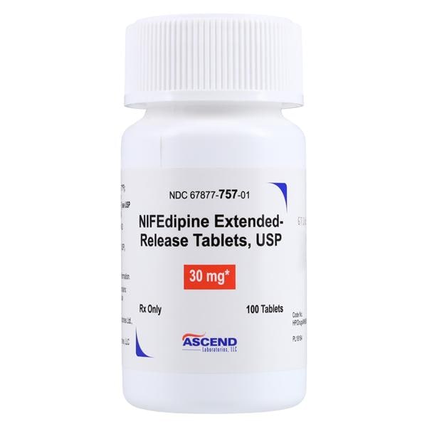 Nifedipine ER 30mg 100/Bt