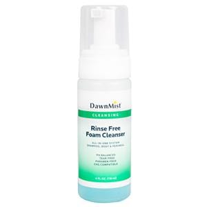 DawnMist Rinse Free Cleanser Foam Body/Hair 24/Ca