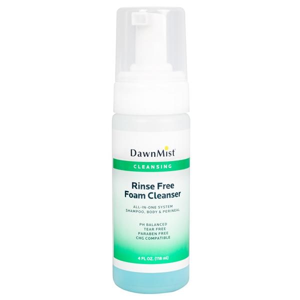 DawnMist Rinse Free Cleanser Foam Body/Hair 24/Ca