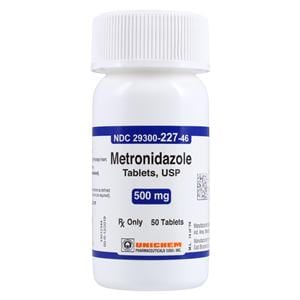 Metronidazole Tablets 500mg Bottle 50/Bt