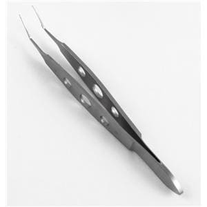 Utrata Capsulorrhexis Forceps Straight 4" Angled Stainless Steel Non-Sterile Ea