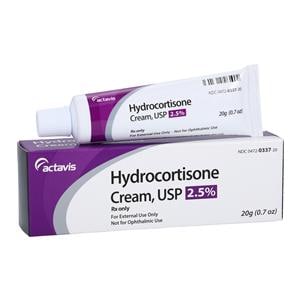 Hydrocortisone RX Topical Cream 2.5% Tube 20gm Each