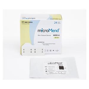 MicroMend Wound Closure Device Wound Clip Stainless Steel 38x28mm Clear 12Pk/Bx