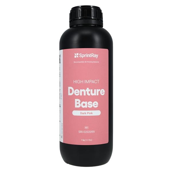 SprintRay Denture Base Resin Dark Pink Ea