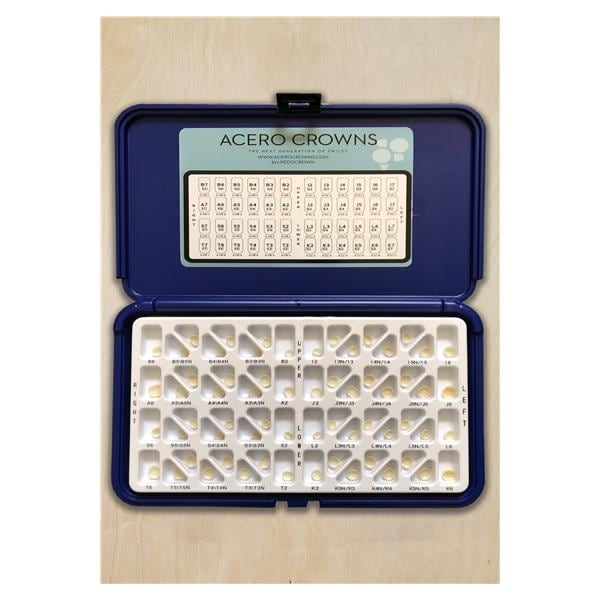 ACERO Zirconia Crowns Primary Molar Kit 64/Pk