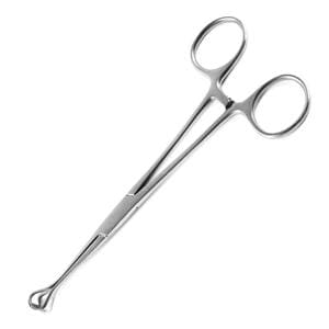 Babcock Atraumatic Forceps Straight 6-1/4" Non-Sterile Ea