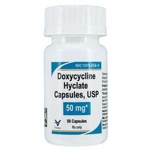 Doxycycline Hyclate Capsules 50mg Bottle 50/Bt