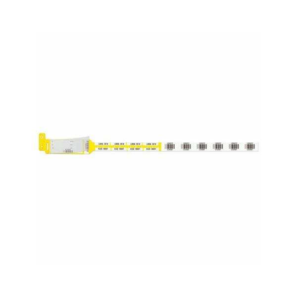 Securline Blood Wristband Poly Yellow Adult 150/Bx