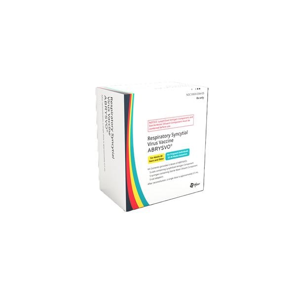 Abrysvo RSV Vaccine RSV 60+/Pregnant 32-36wks SDV 0.5mL 5/Bx