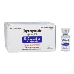 Glycopyrrolate Injection 0.2mg/mL SDV 2mL 25/Bx