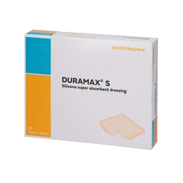 Duramax S Foam Wound Dressing 6x8" Sterile Non-Adhesive Super Absorbent