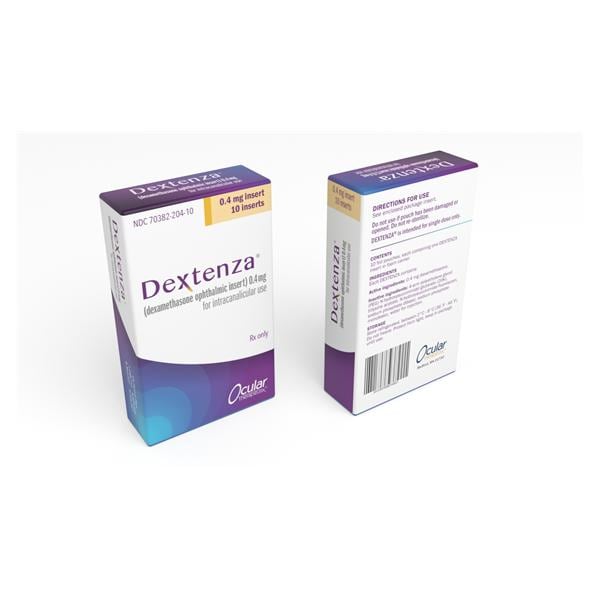 Dextenza Ophthalmic Insert 0.4mg Carton 10/Cr