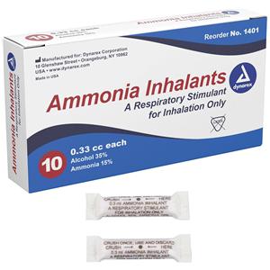 Ammonia Inhalant 0.33mL Box 10/Bx