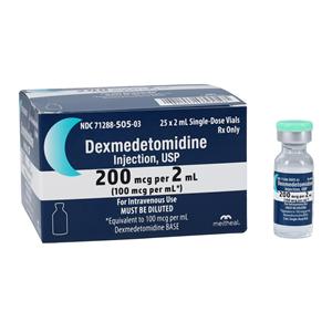 Dexmedetomidine HCl Injection 100mcg/mL SDV 2mL 25/Bx