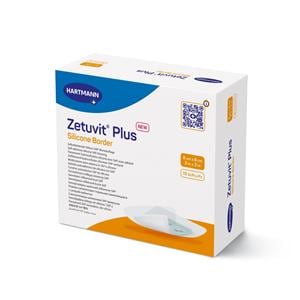 Zetuvit Plus Silicone Border Dressing 3x3" Sterile Square Super Absorbent LF