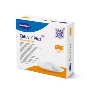 Zetuvit Plus Silicone Border Dressing 6x6" Sterile Square Super Absorbent LF