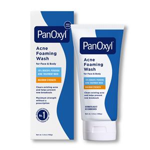 PanOxyl Acne Wash Benzoyl Peroxide 10% Bottle Foam 5.5oz/Bt