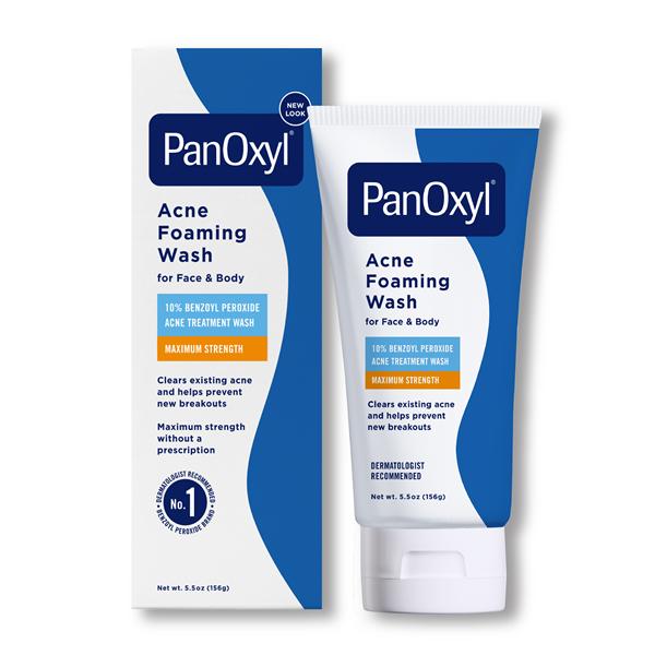 PanOxyl Acne Wash Benzoyl Peroxide 10% Bottle Foam 5.5oz/Bt, 24 BT/CA