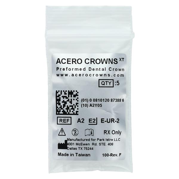 ACERO Stainless Steel Crowns 6 2nd Primary Upper Left Molar 5/Pk 5/Pk