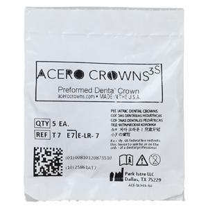 ACERO Stainless Steel Crowns 7 2nd Primary Lower Right Molar 5/Pk 5/Pk