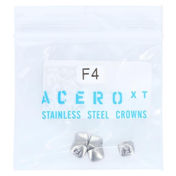 ACERO Stainless Steel Crowns 4 Primary Upper Left Central 5/Pk 5/Pk