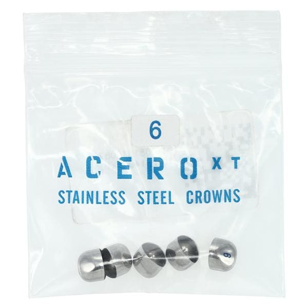 ACERO Stainless Steel Crowns 6 Upper Canine 5/Pk 5/Pk