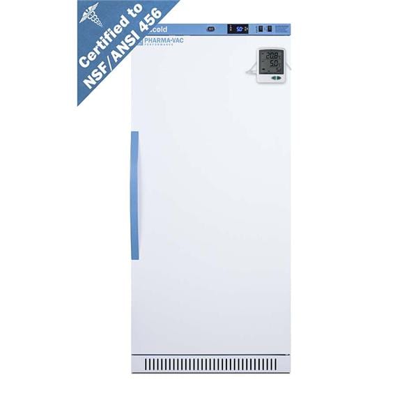 Accucold Performance Series Vax/Phrmcy Refrigerator 8 Cu Ft Sld Dr +2 to 8C Ea