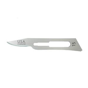 AccuThrive Stainless Steel Sterile Surgical Blade #15C Disposable 100/Bx, 5 BX/CA