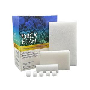 Orca Hemostatic Dressing Gelatin Sponge 10x10x10mm, 12 BX/CA