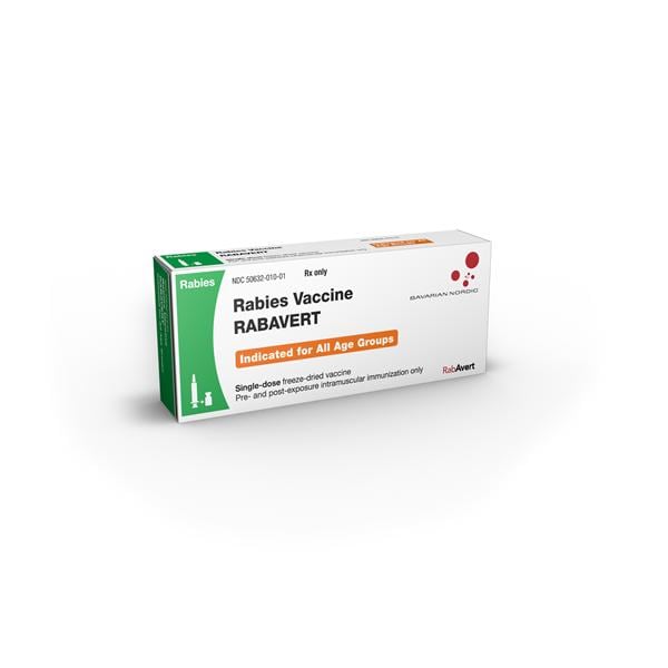 Rabavert Rabies Injectable 1mL SDV Ea