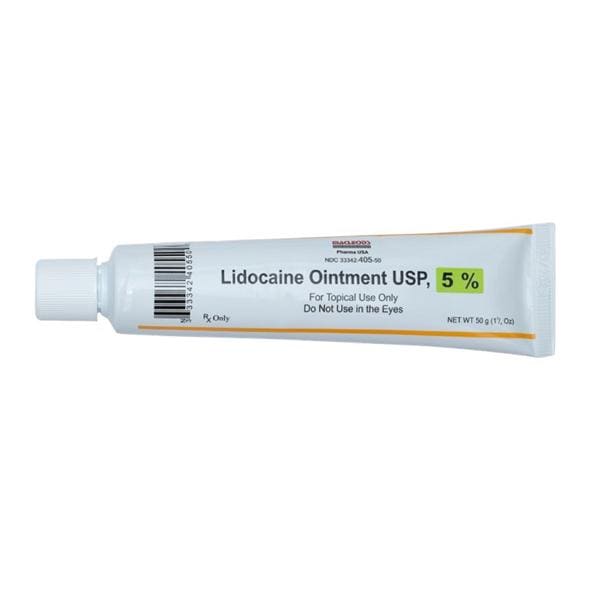 Lidocaine Topical Ointment 5% Tube 50gm Each